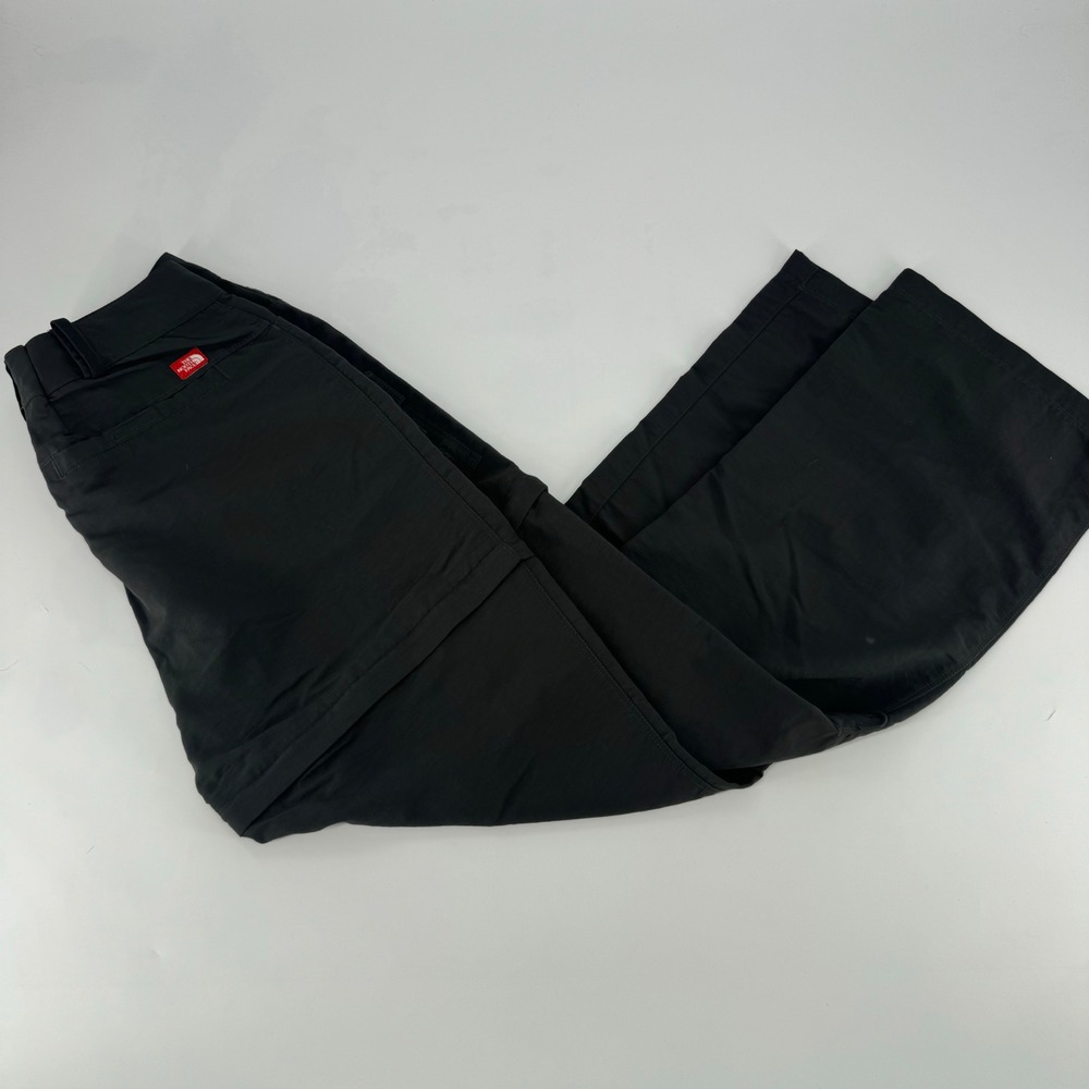 The North Face Womens 8 Regular Black Convertible Zip Off Hiking Pants Trail